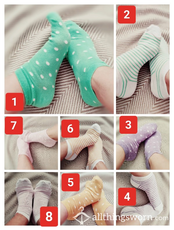 48h Worn Dirty Cute Anckle Sockpairs |Worldwide Shipping