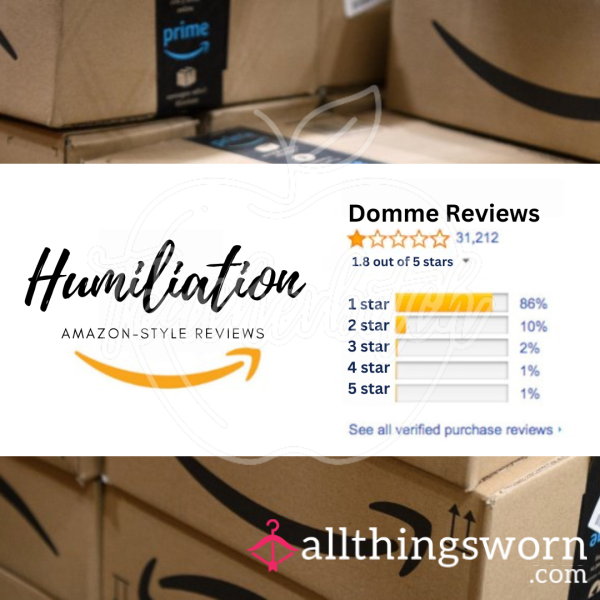 Humiliation Amazon-Style Review | Rating Your Body Like It’s A Product For Our Amusement | Multiple Sellers Experience