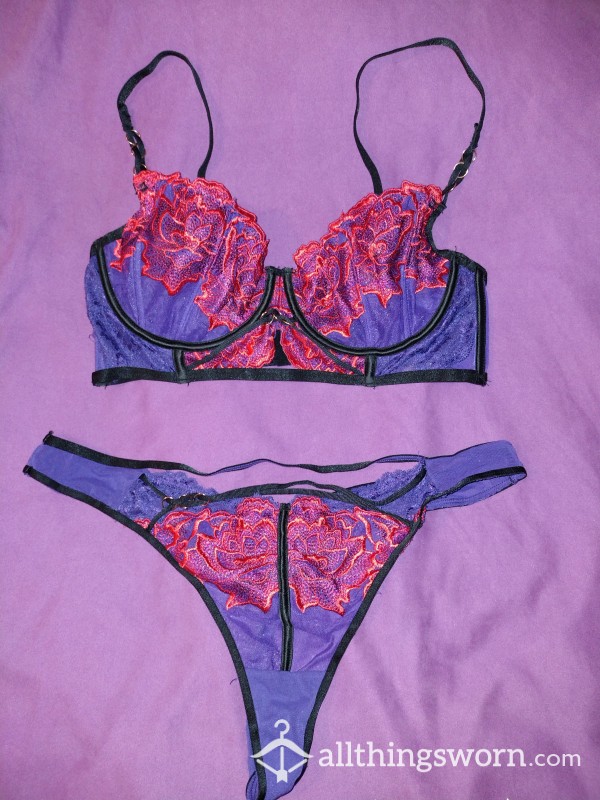 Purple And Pink Ann Summers Lingerie Set *FREE UK SHIPPING💌*