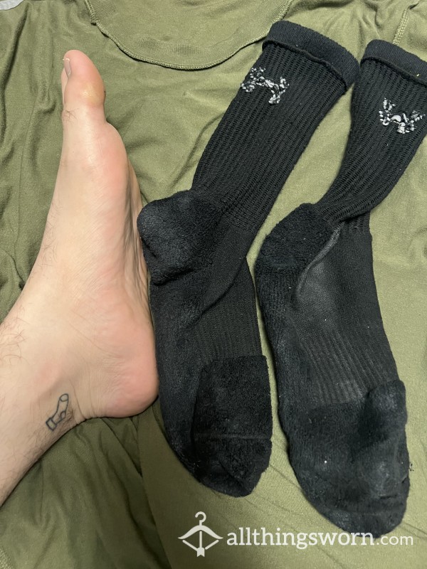 12hr Shift USED Under Armour Crew Socks