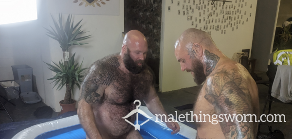 2 BEARS NAKED WRESTLING