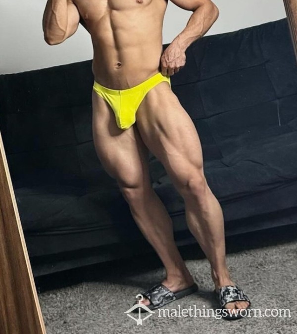 2 Day Worn Yellow Jockstrap