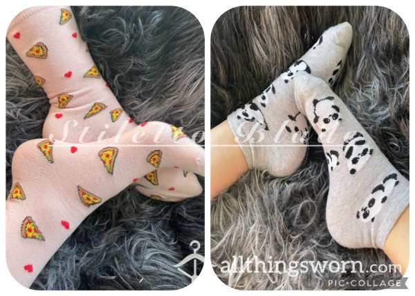 ✨ 2 FOR 1!! ✨ Dirty Smelly Cute Worn Socks A**orted