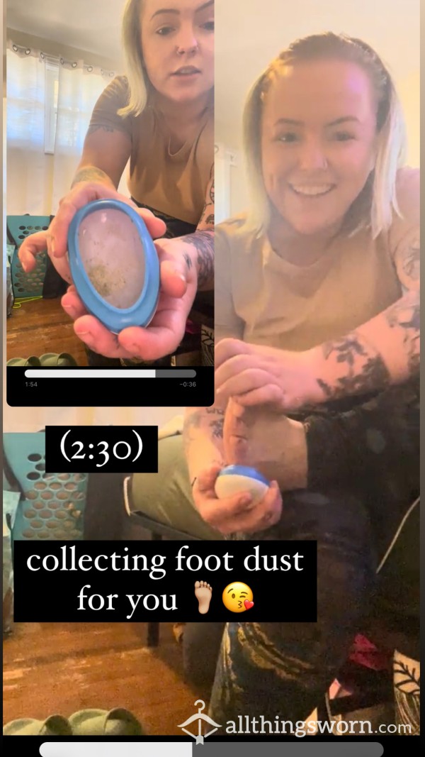 ASMR Feet Shaving 👣 Collecting Foot Dust 🤭 Premade Fet**h Video 2:30