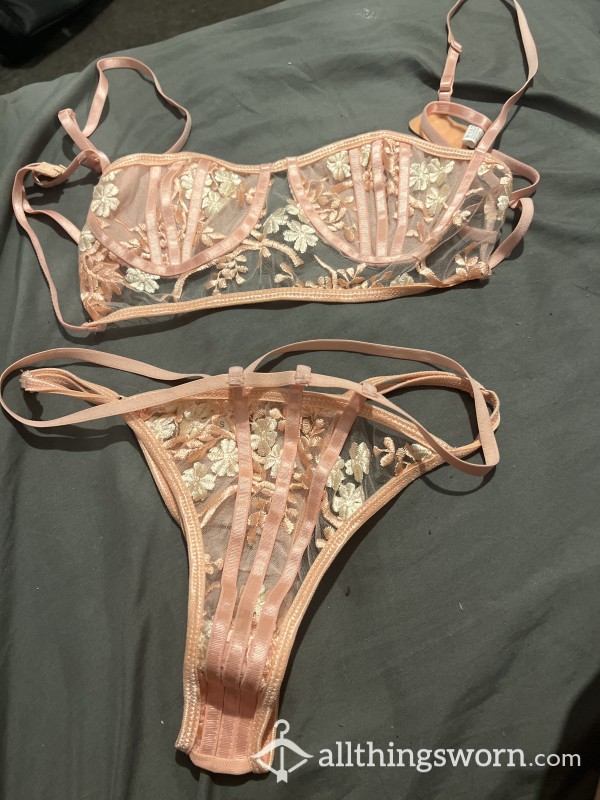 24hrs Worn Soaking Wet Underwear Set