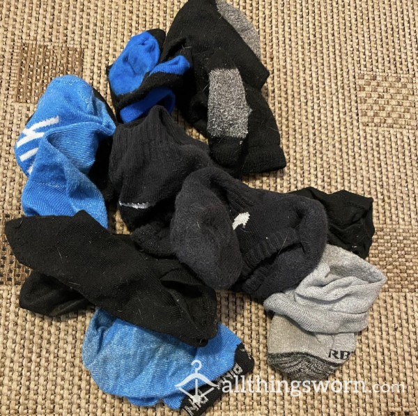 3 Pair Very Worn Socks