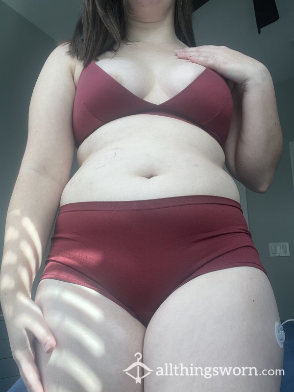 3 Piece Set - Dark Red