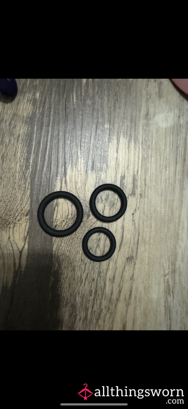 3 Various Size C*ck Rings