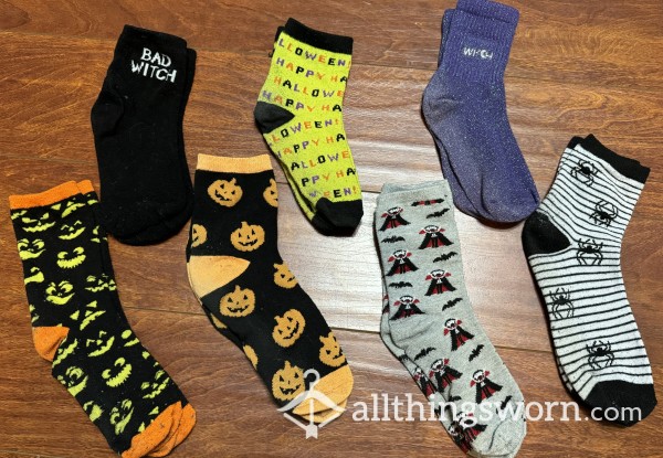 4+ Year Old Halloween/Sp**ky Socks