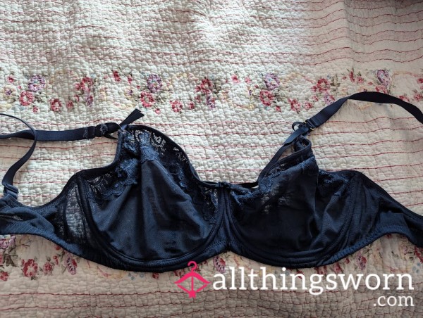 32I// Lacy Blue Bra