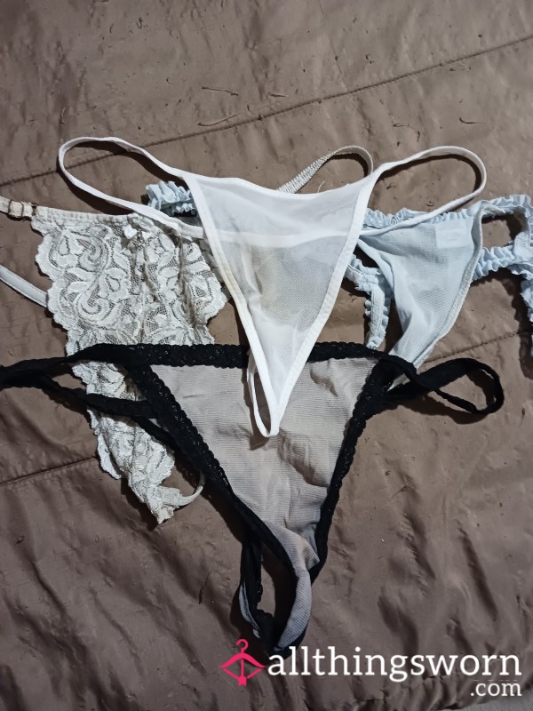 4 Old Thongs/G-Strings