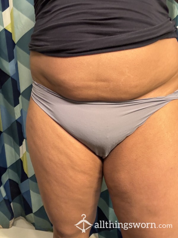 48 Hours Worn, Lilac/blue-creamed In Panties