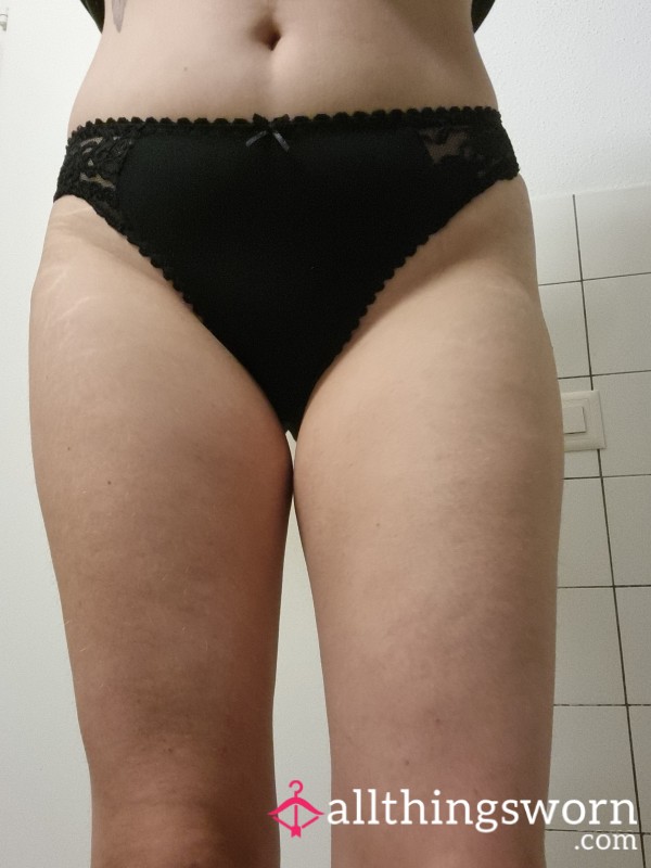 48 Hrs Worn Panties Black