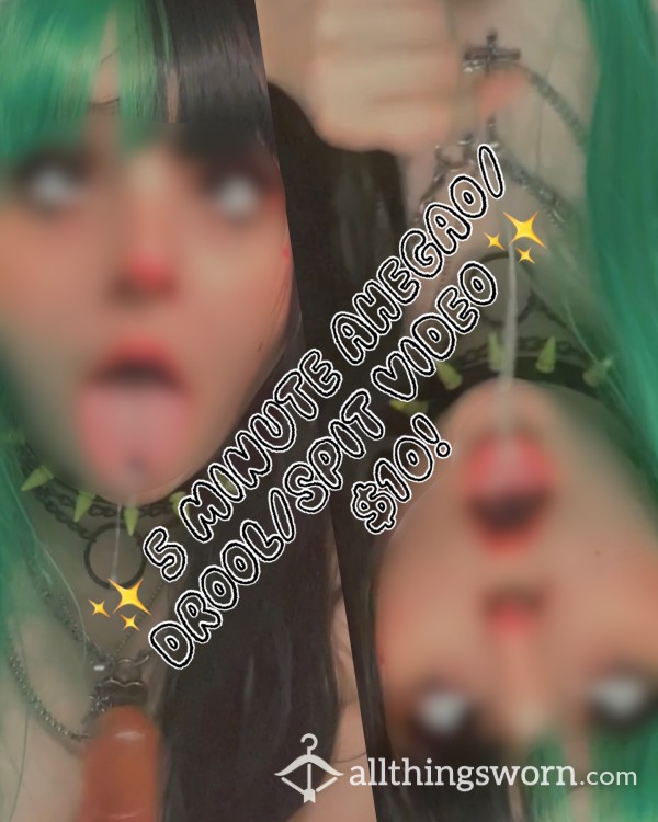 5 Minute Egirl/Emo Ahegao Drool Fet**h S**y Wet And Messy Video