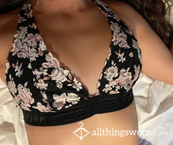 6 Year Old Lace Flor*l Bralette (PINK) - 3 Days