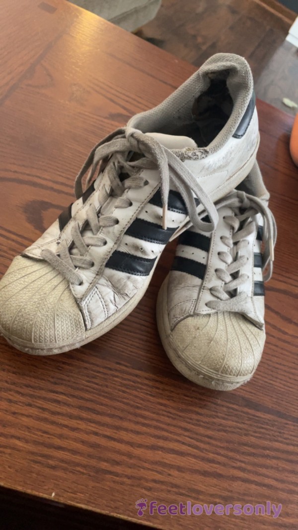 8 Year Old Worn Adidas