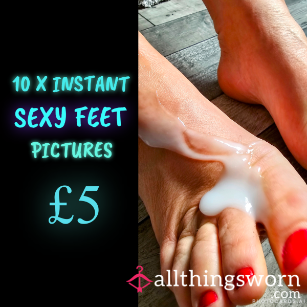 A Collection Of My S**y Feet  - 10 Pictures - For Instant Viewing