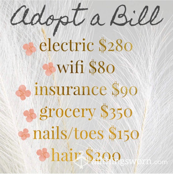 Adopt A Bill