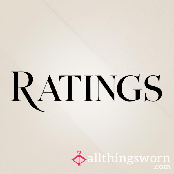 All Types Of Ratings