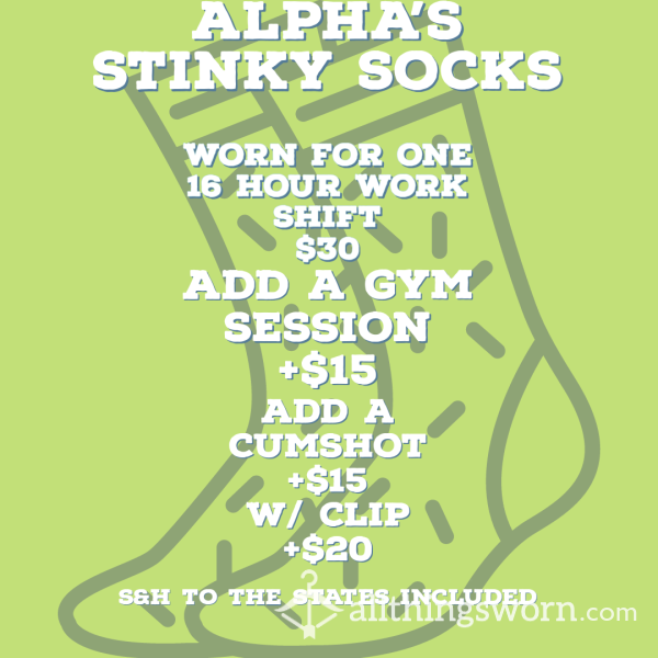 ALPHA'S STINKY SOCKS