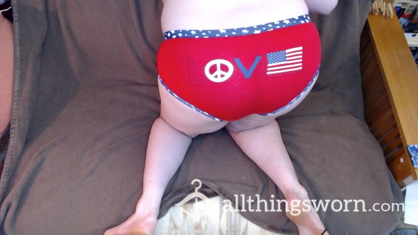 American Flag Cotton Panties