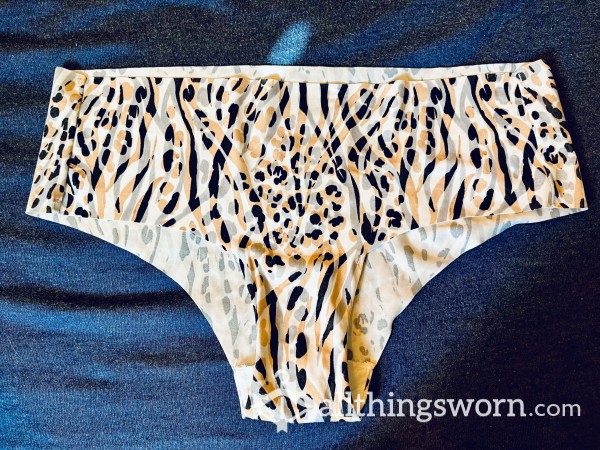 Animal Print Silky CHEEKY Panties