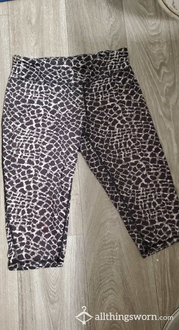 Animal Print Workout Legging Shorts! 💪