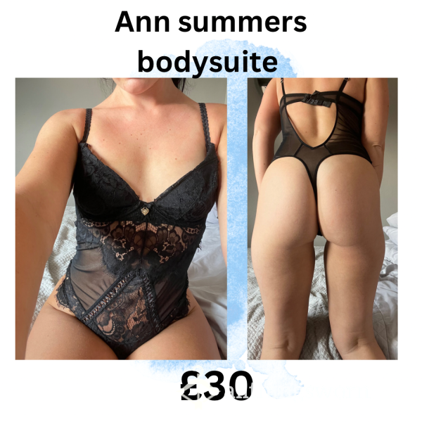 Ann Summers Black Bodysuite