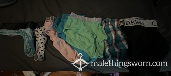 A**orted Undies From Friend B (All Worn)