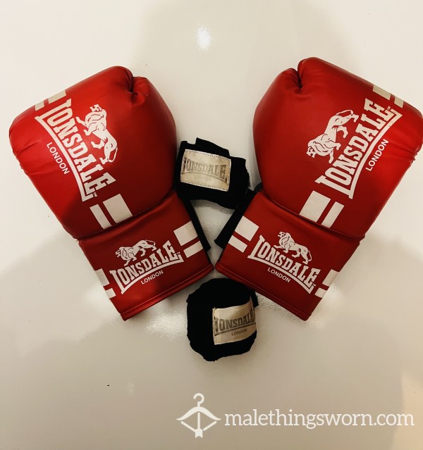 RED BOXING GLOVES