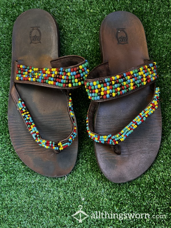 Beaded Sandals