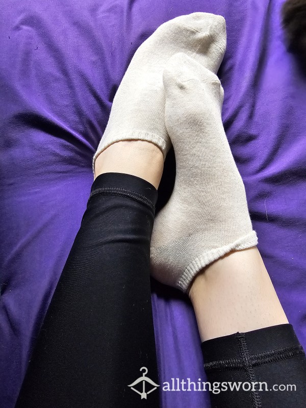 Beige Ankle Socks