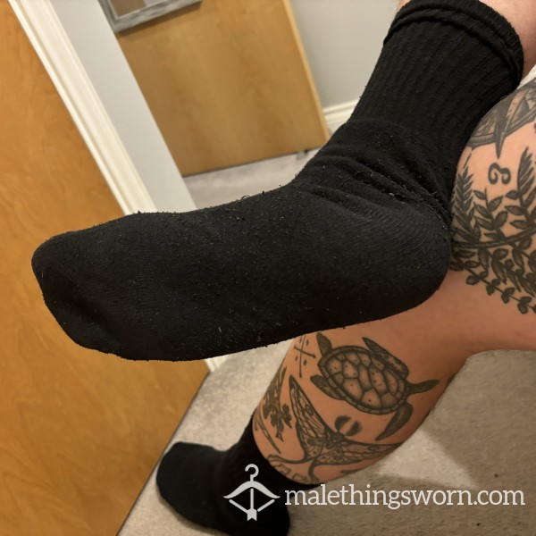 Bis**ual Vet Worn Black Socks