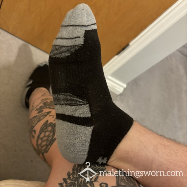 Bis**ual Vet Worn Under Armour Ankle Socks