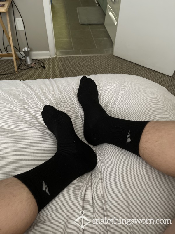 Black Adidas Socks