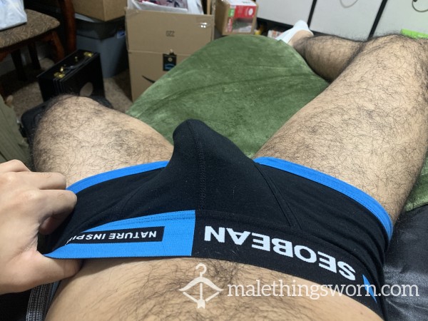 Black And Blue Mini Boxers S