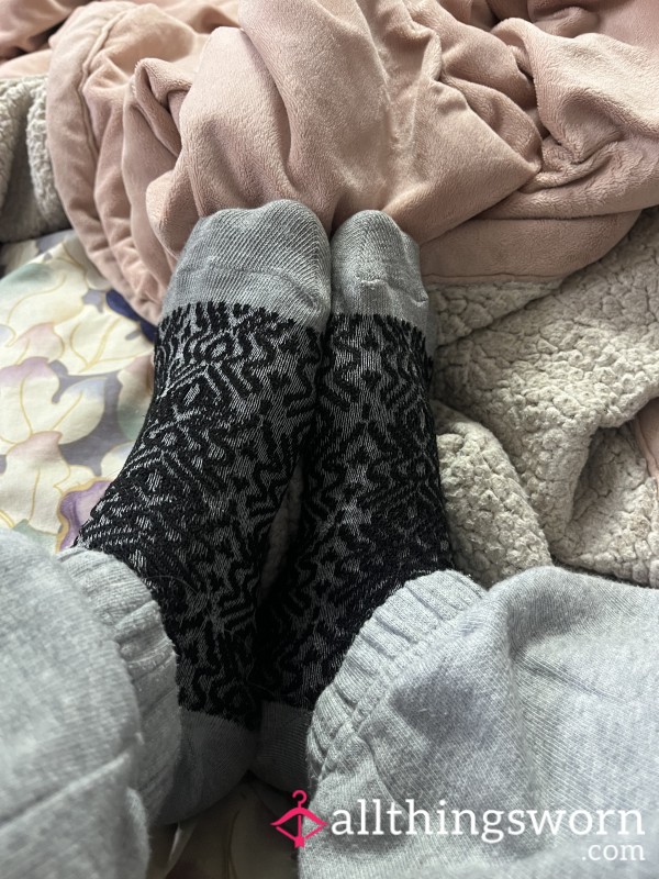 Black And Grey Socks