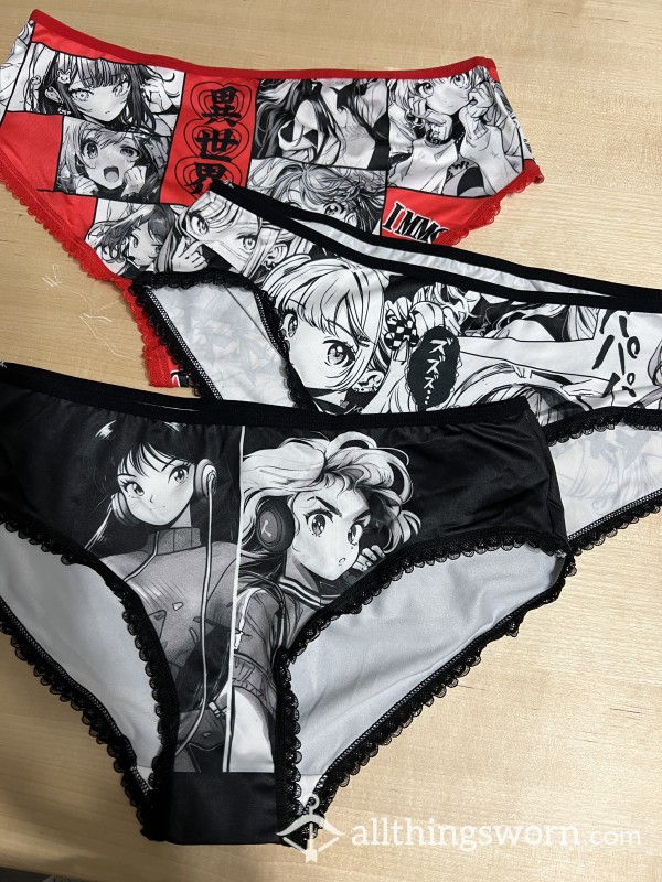 Black And White Mega Anime Panty