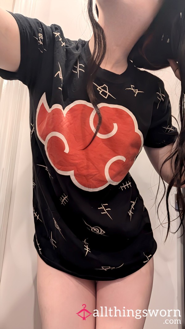 Black Anime Naruto Tshirt