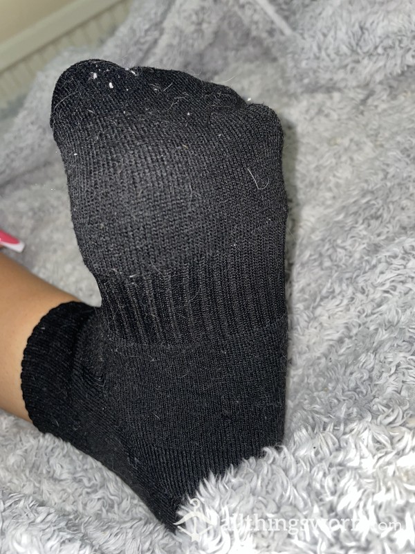 Black Ankle Socks