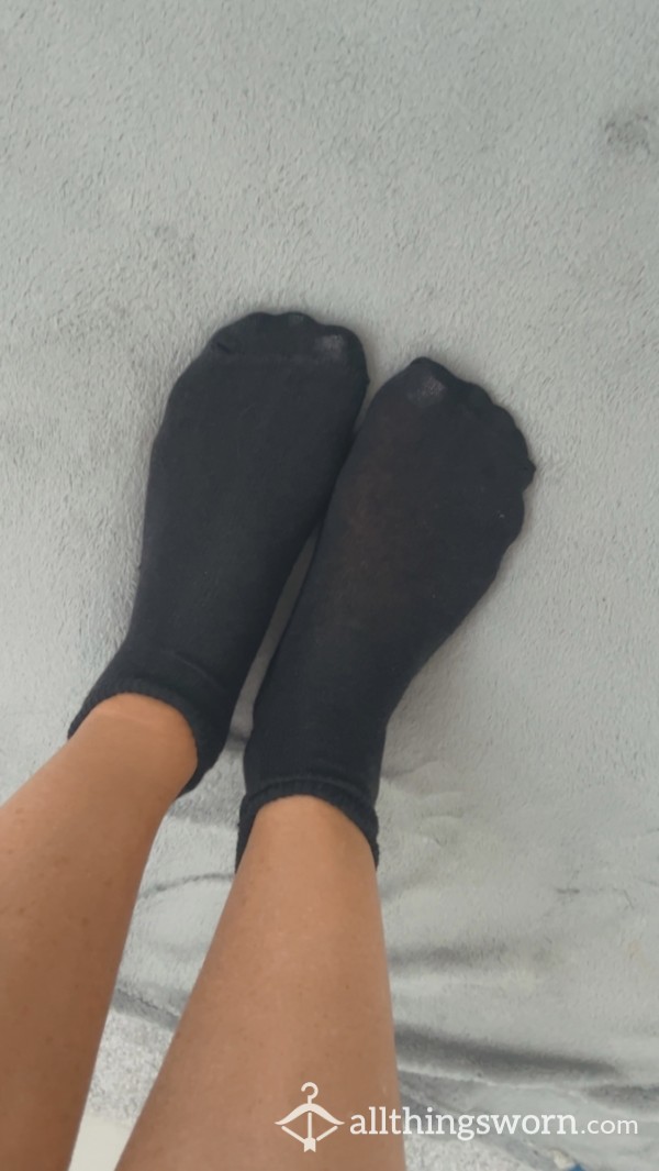 Black Ankle Socks