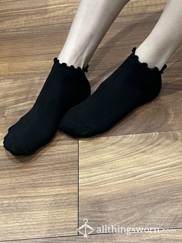 Black Ankle Socks