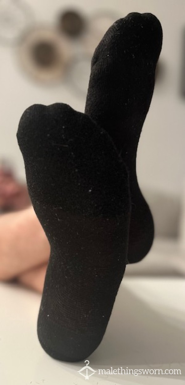 Black Ankle Socks