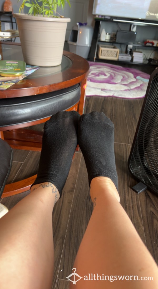 Black Ankle Socks