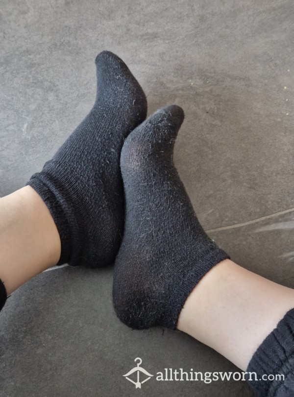 Black Ankle Socks, Multiple Days Wear, Includes Shipping!