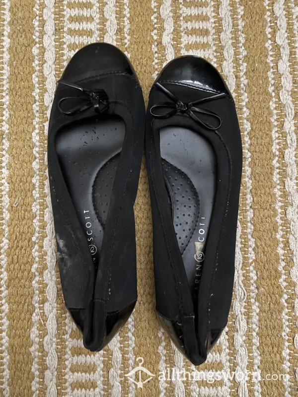 BLACK BALLET FLATS