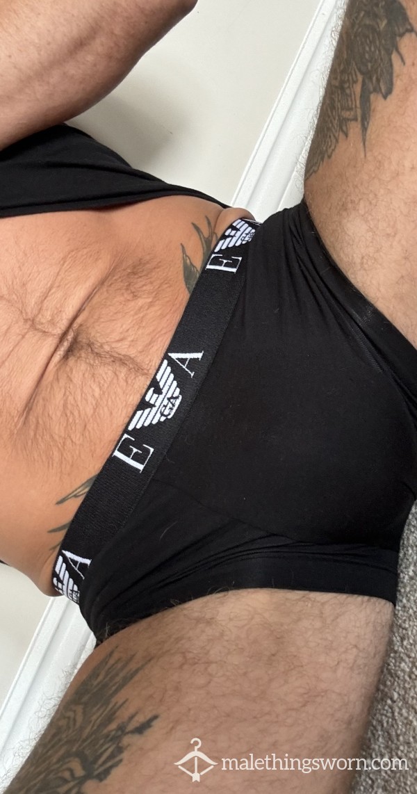 Black Briefs/Trunks Size S