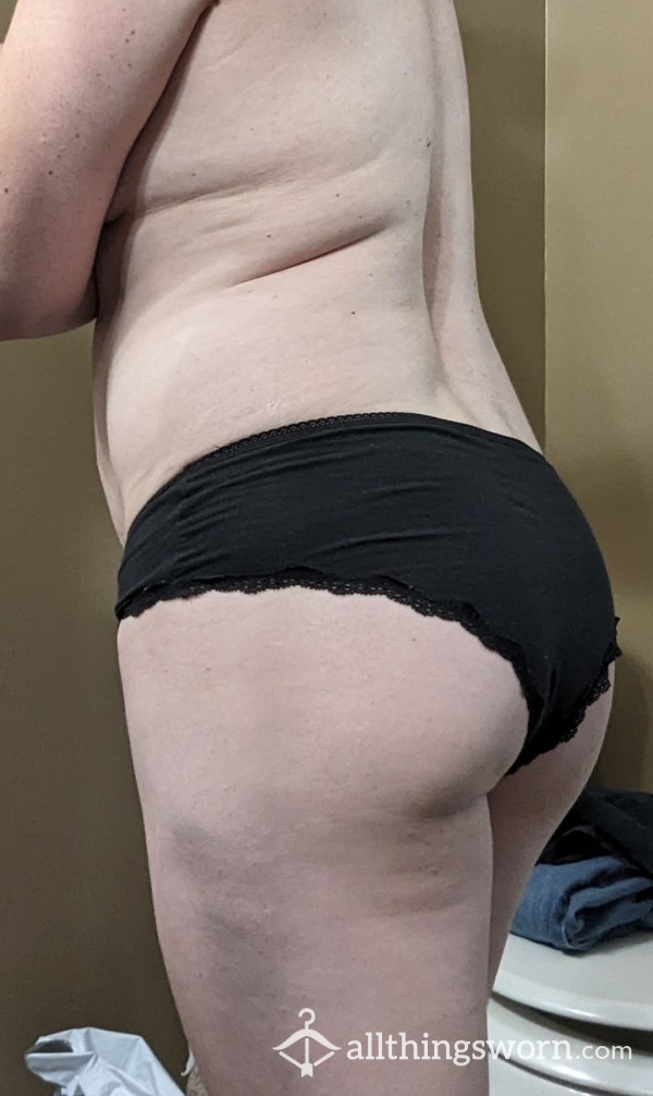 Black Cotton Panties