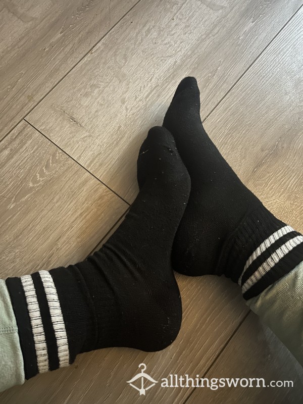 Black Crew Socks