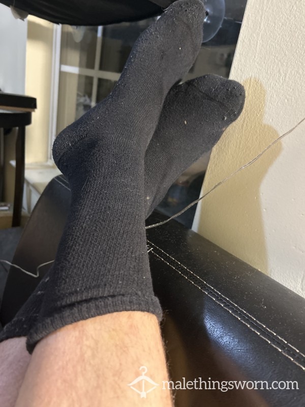 Black Hanes Socks